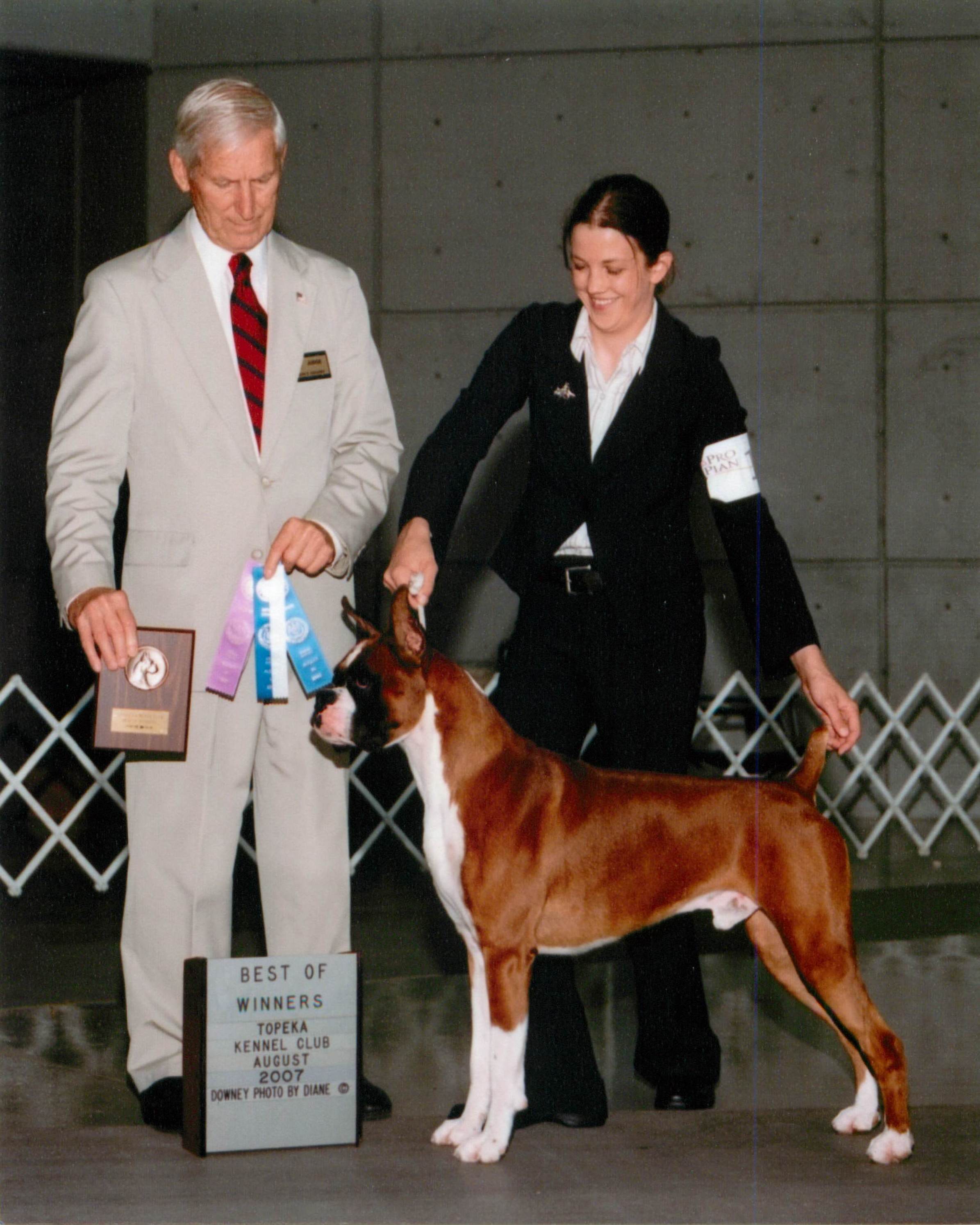 Best of Winners & Winners Dog @ 2007 Specialty Show #2